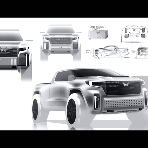 2027 Mahindra Motors Scorpio Lifestyler Sketches